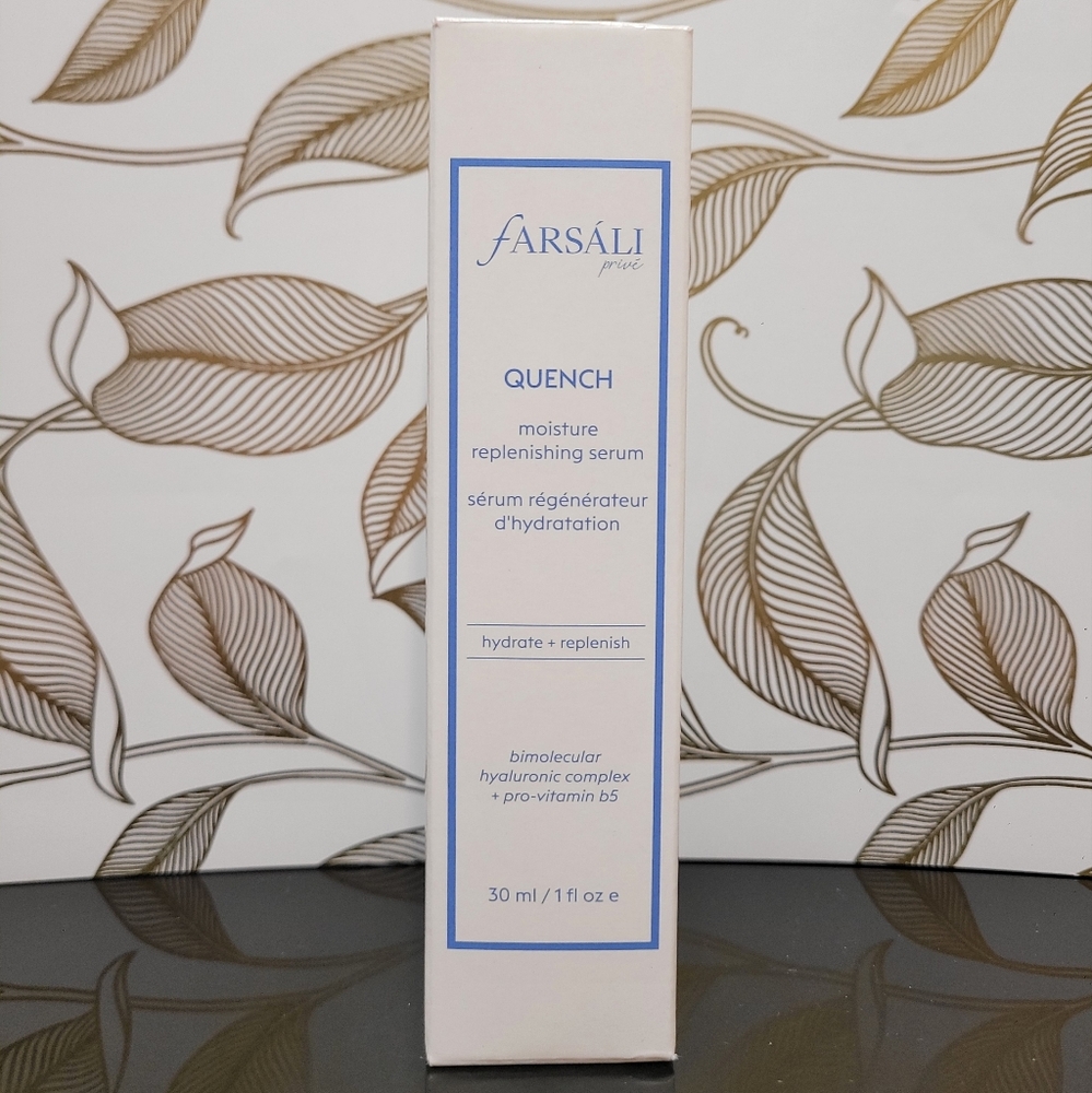 Farsali Quench Moisture Replenishing Serum - White and Blue